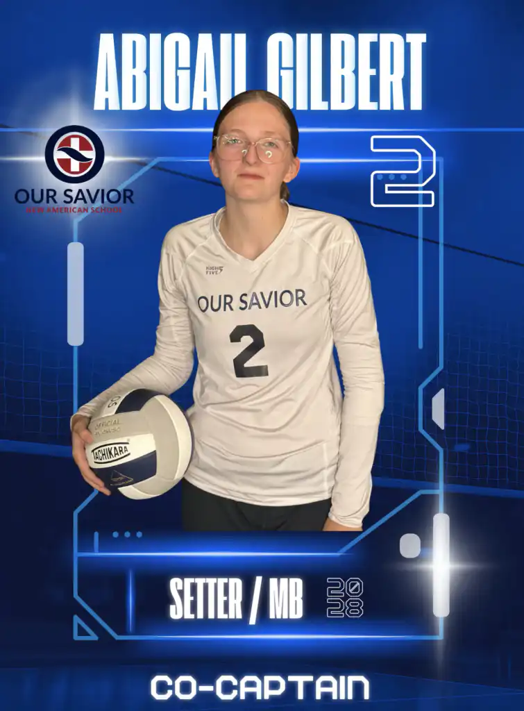 Photo of OSNAS Girls Volleyball player, Abigail Gilbert.