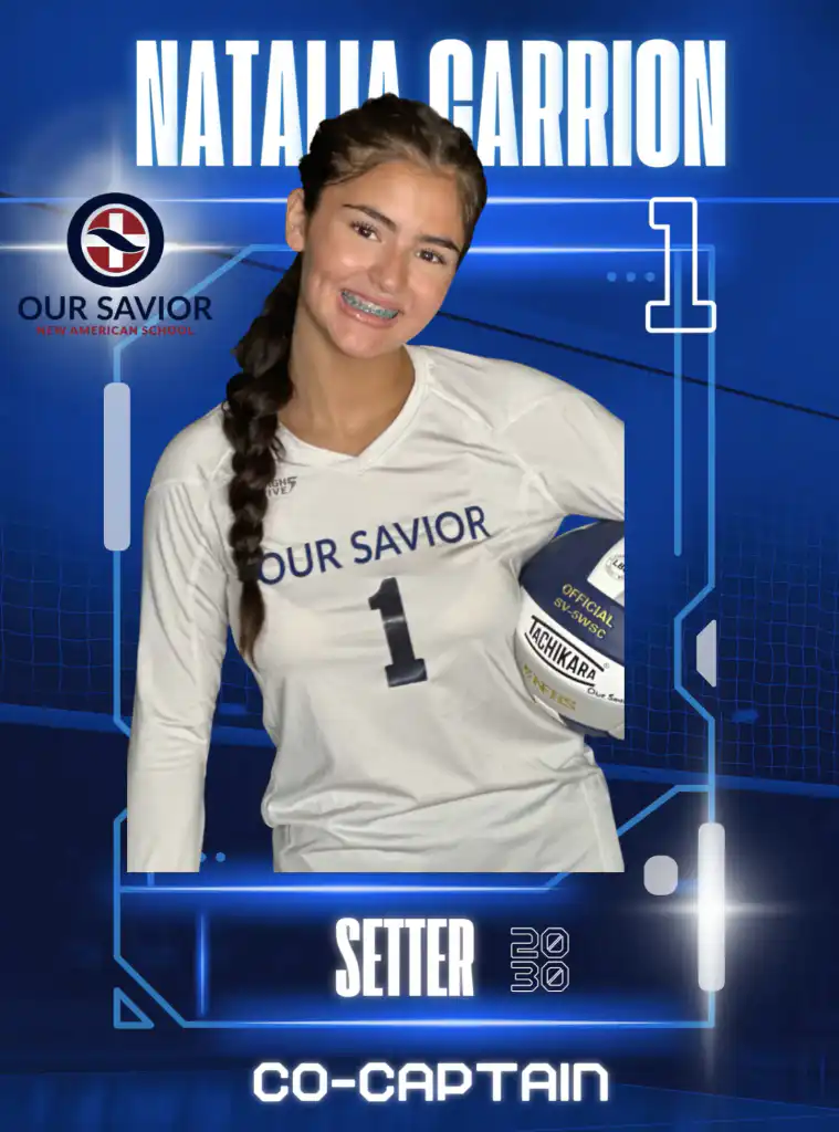Photo of OSNAS Girls Volleyball player, Natalia Carrion.