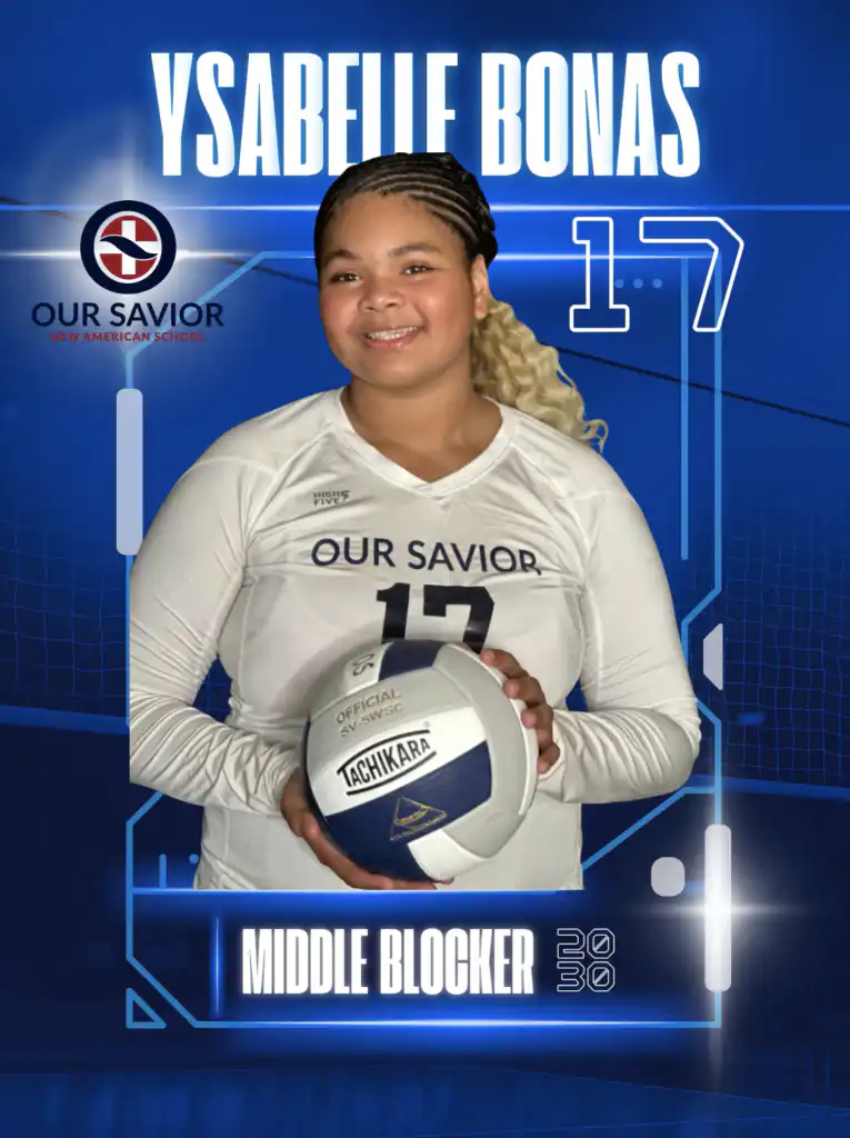 Photo of OSNAS Girls Volleyball player, Ysabelle Bonas.