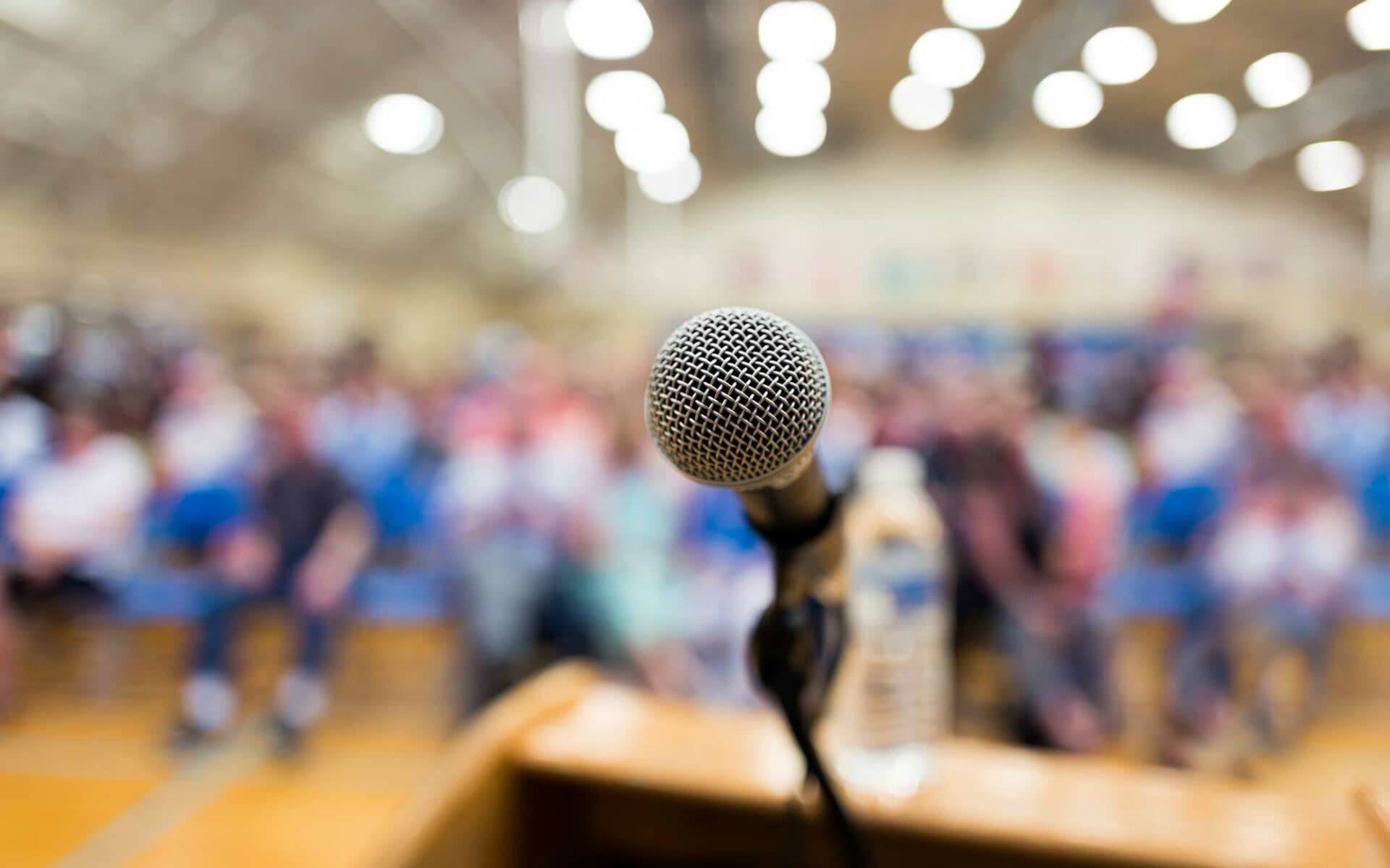 Microphone Front And Center