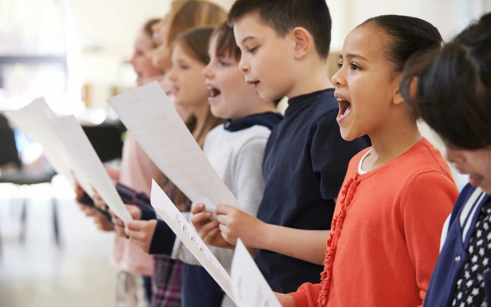 School Choir Singing