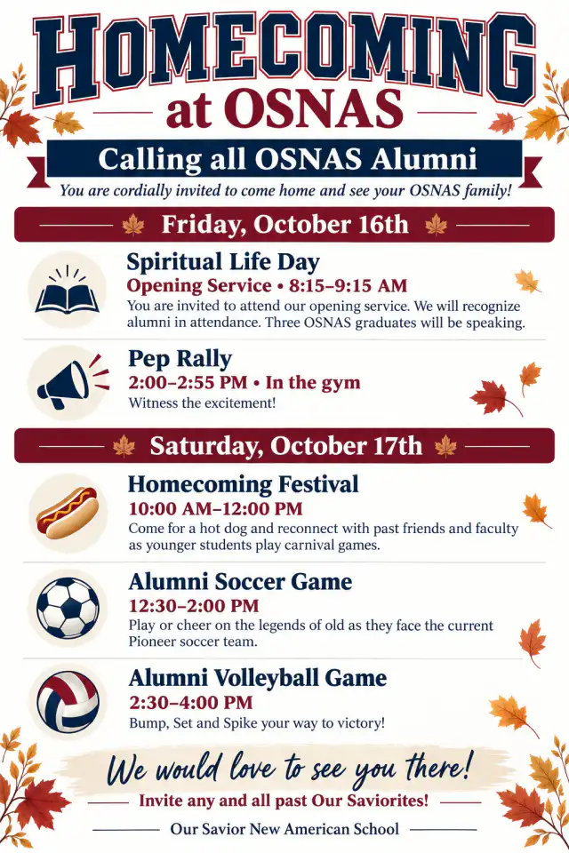 OSNAS Alumni Homecoming Celebration